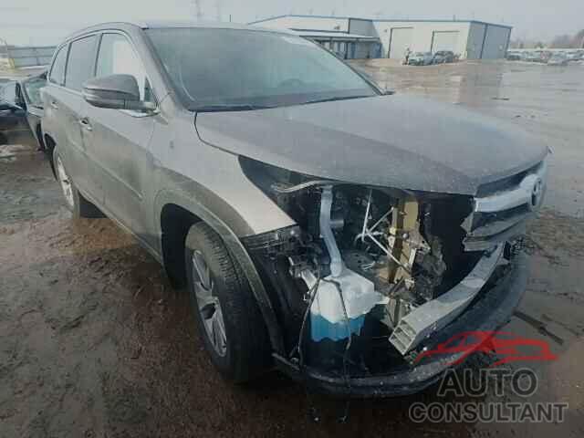 TOYOTA HIGHLANDER 2015 - 5TDJKRFH5FS092325