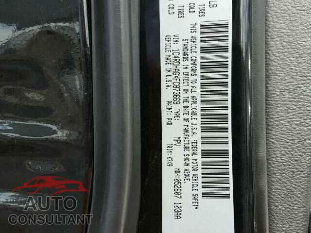 DODGE DURANGO 2015 - 1C4RDHAGXFC873669