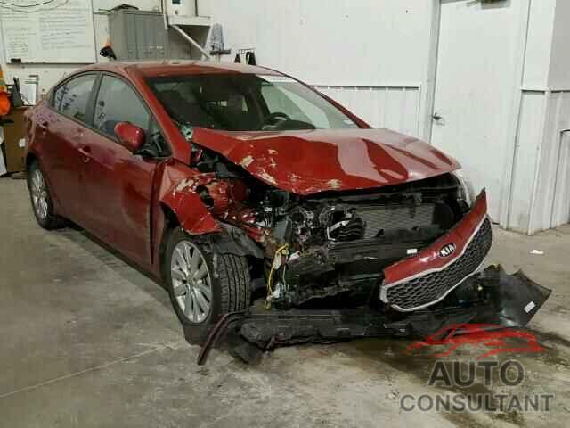 KIA FORTE 2016 - KNAFX4A63G5450316