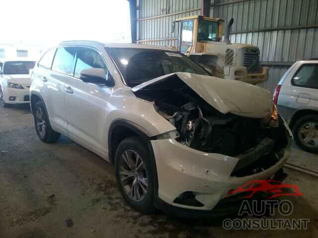 TOYOTA HIGHLANDER 2015 - 5TDKKRFHXFS046591