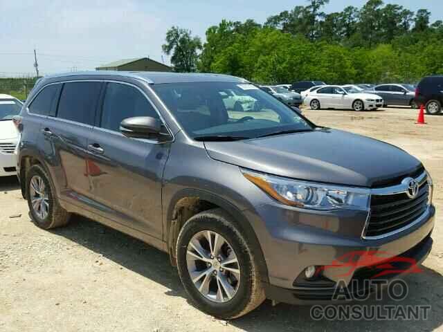 TOYOTA HIGHLANDER 2015 - 5TDKKRFH5FS090238