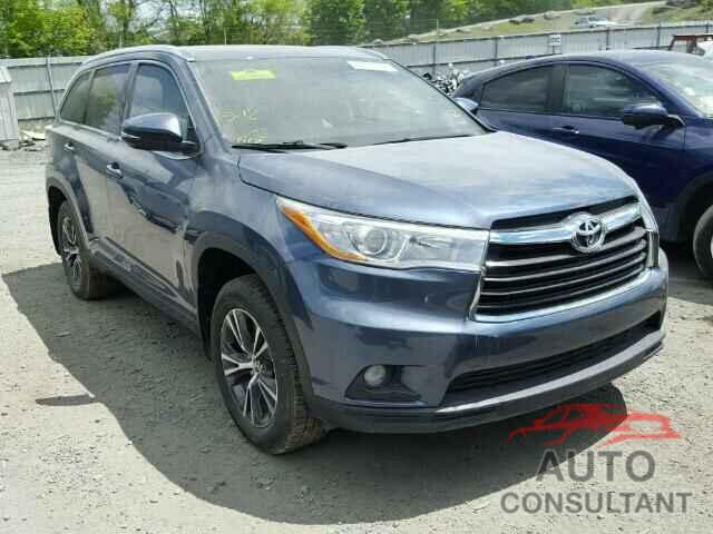 TOYOTA HIGHLANDER 2016 - 5TDJKRFHXGS303469