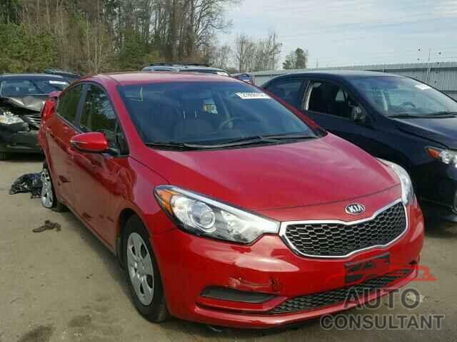 KIA FORTE 2016 - KNAFX4A67G5550905