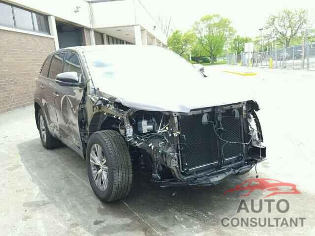 TOYOTA HIGHLANDER 2016 - 5TDBKRFHXGS280053