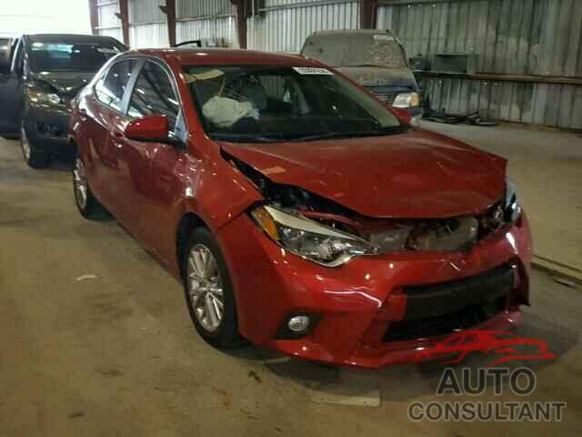 TOYOTA COROLLA 2015 - 5YFBURHE0FP190124