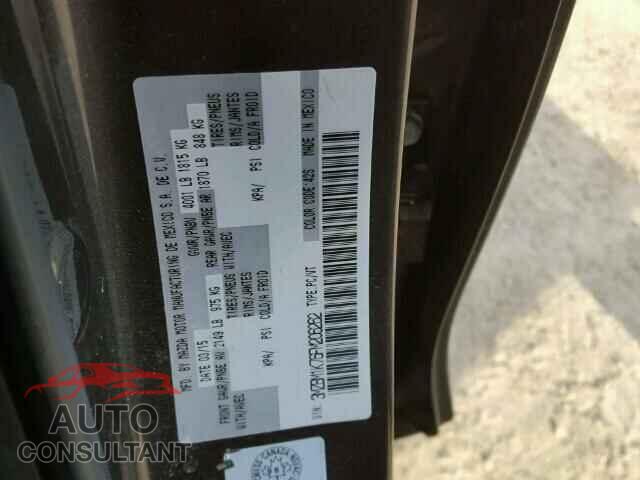 MAZDA 3 2015 - 3MZBM1K76FM206262