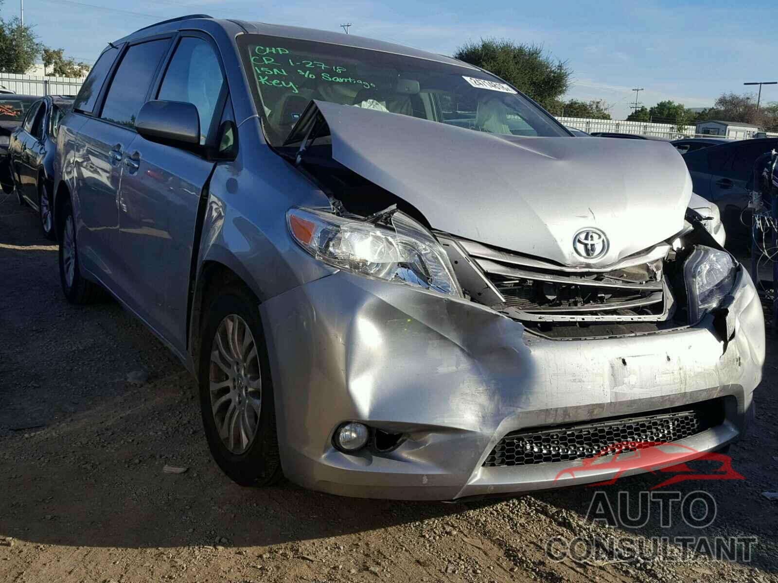 TOYOTA SIENNA 2015 - 5TDYK3DC4FS580491