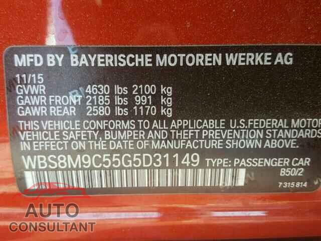BMW M3 2016 - WBS8M9C55G5D31149