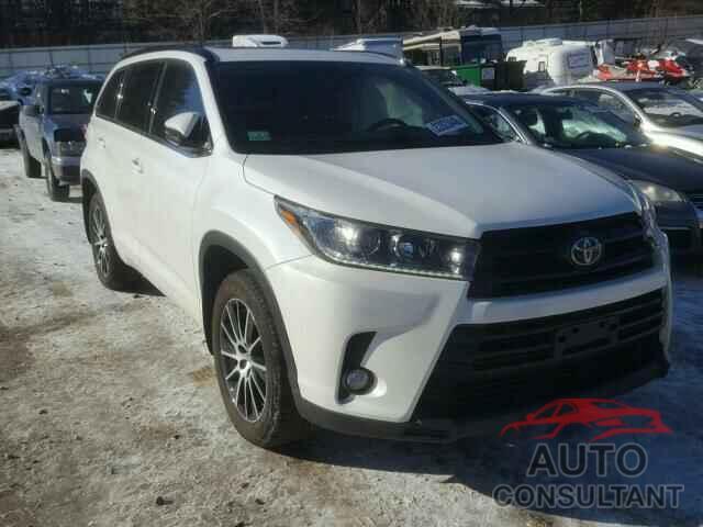 TOYOTA HIGHLANDER 2017 - 5TDJZRFH7HS383245
