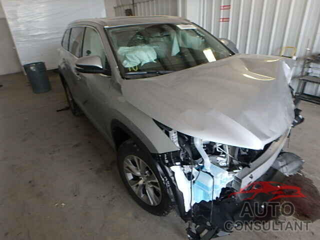 TOYOTA HIGHLANDER 2015 - 5TDKKRFH9FS090162