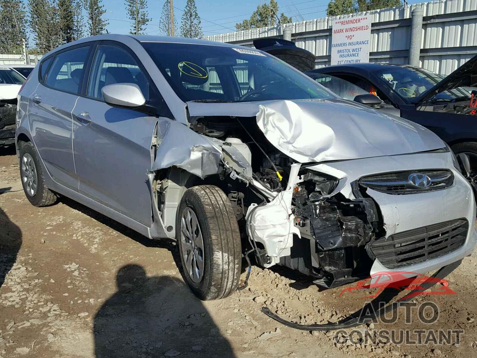 HYUNDAI ACCENT 2017 - KMHCT5AE9HU335060