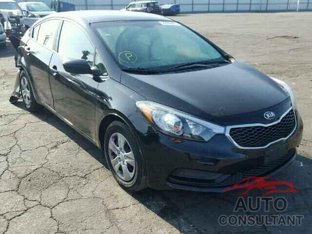 KIA FORTE 2016 - KNAFK4A65G5449523