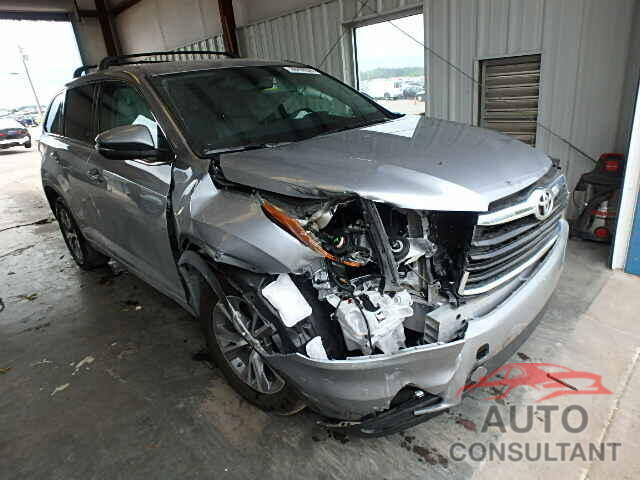 TOYOTA HIGHLANDER 2015 - 5TDZKRFH2FS079941