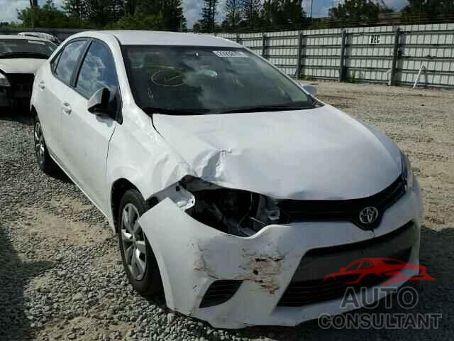 TOYOTA COROLLA 2016 - 2T1BURHE4GC563277
