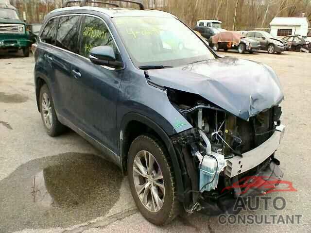 TOYOTA HIGHLANDER 2015 - 5TDJKRFH4FS106957