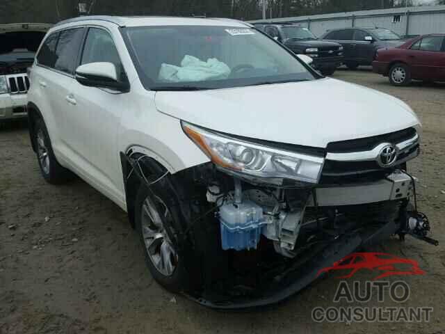 TOYOTA HIGHLANDER 2015 - 5TDJKRFH4FS083938