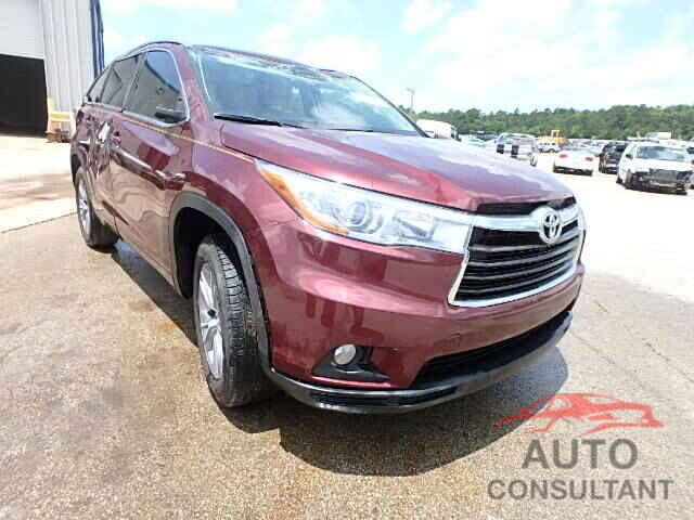 TOYOTA HIGHLANDER 2015 - 5TDKKRFHXFS040662