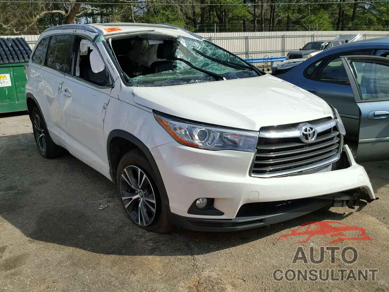 TOYOTA HIGHLANDER 2016 - 5TDKKRFH8GS175950