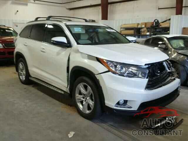 TOYOTA HIGHLANDER 2016 - 5TDYKRFH8GS170998