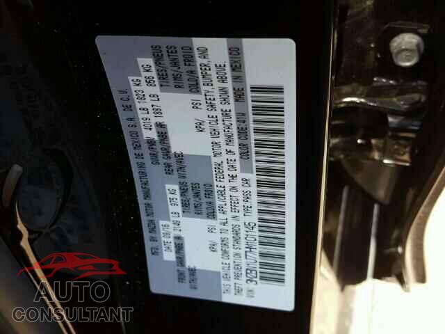 MAZDA 3 2017 - 3MZBN1U77HM101145