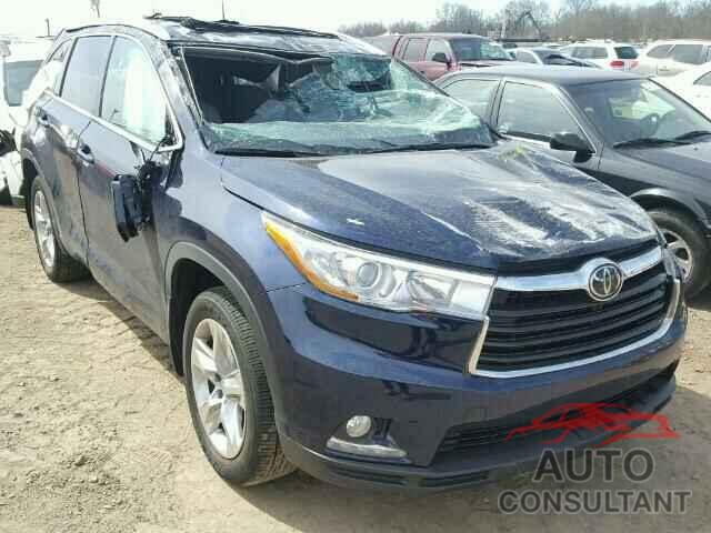 TOYOTA HIGHLANDER 2015 - 5TDDKRFH0FS089216