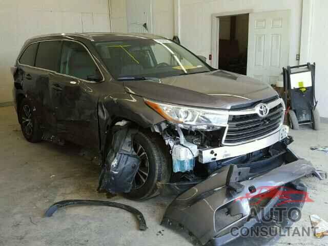 TOYOTA HIGHLANDER 2016 - 5TDKKRFH0GS146488
