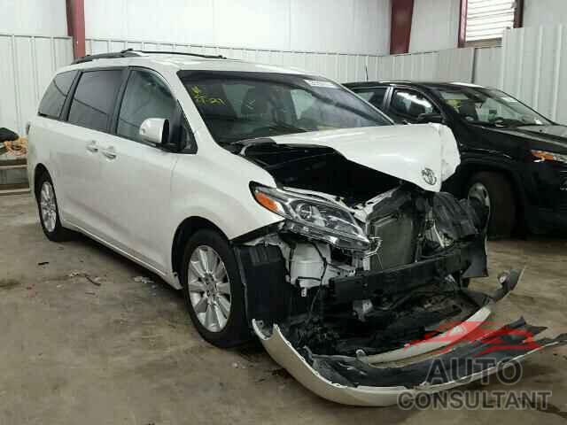 TOYOTA SIENNA 2015 - 5TDYK3DC7FS567041