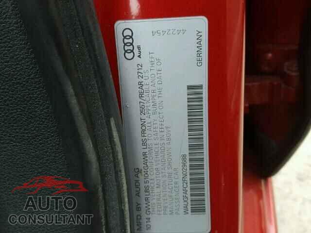 AUDI A6 2015 - WAUGFAFC2FN029688