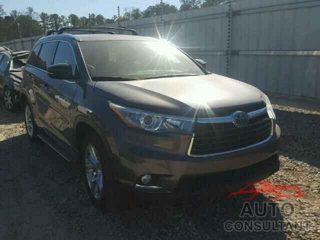 TOYOTA HIGHLANDER 2015 - 5TDYKRFH2FS081961