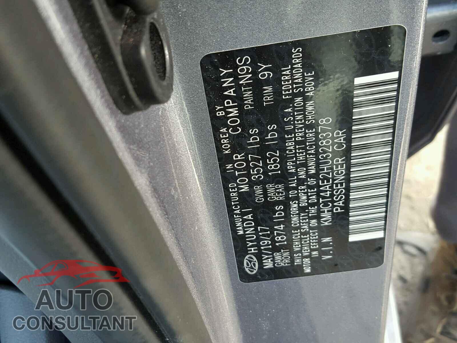 HYUNDAI ACCENT 2017 - JTDEPRAE8LJ100619