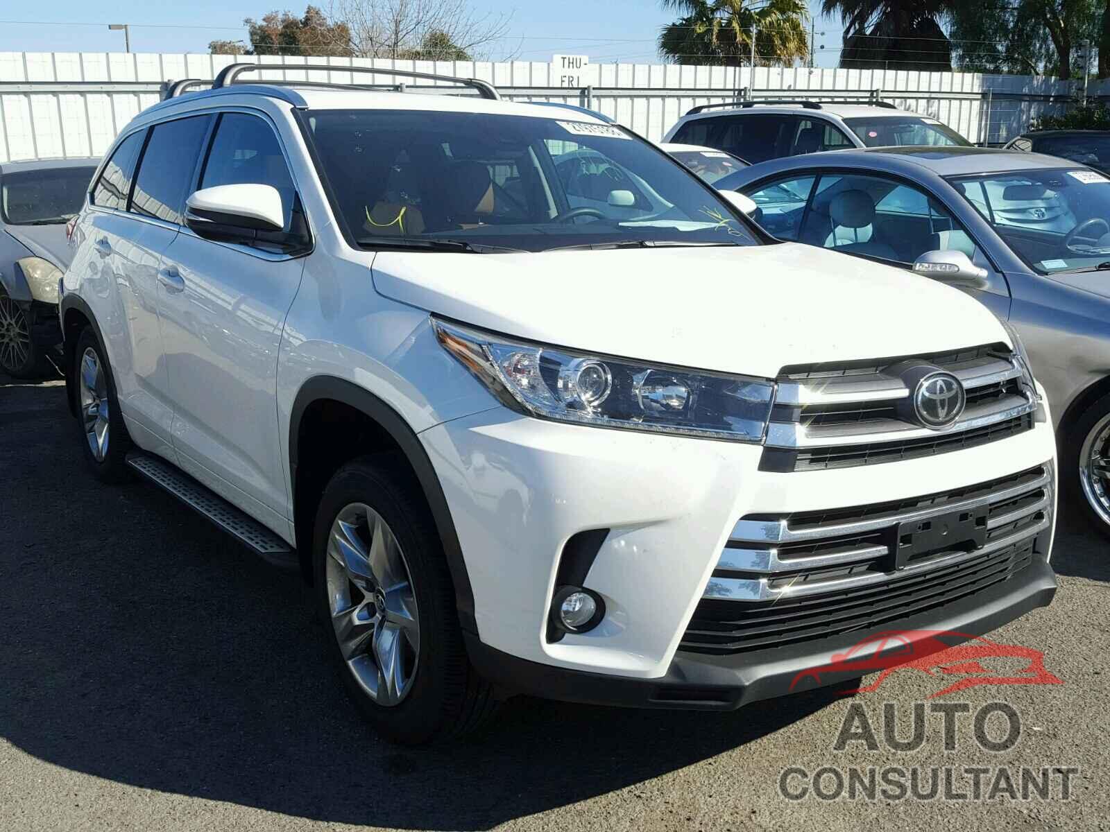 TOYOTA HIGHLANDER 2018 - 5TDDZRFH5JS486702
