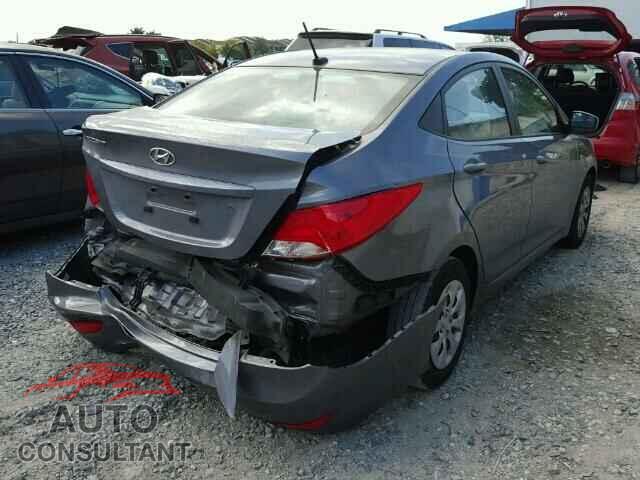 HYUNDAI ACCENT 2016 - KMHCT4AE7GU118535