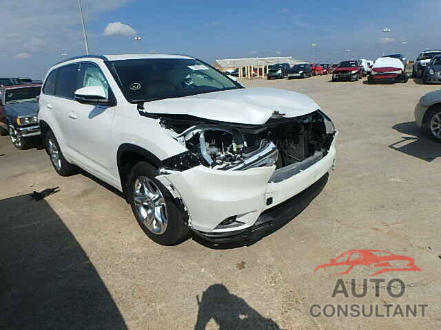 TOYOTA HIGHLANDER 2015 - 5TDYKRFH4FS062845
