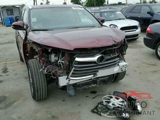 TOYOTA HIGHLANDER 2015 - 5TDJKRFH2FS095635