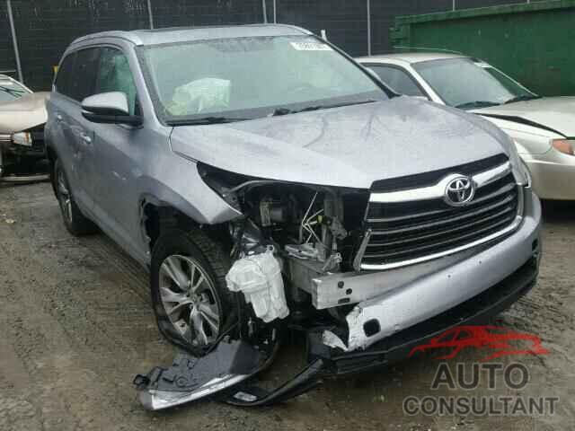 TOYOTA HIGHLANDER 2015 - 5TDJKRFH2FS153260