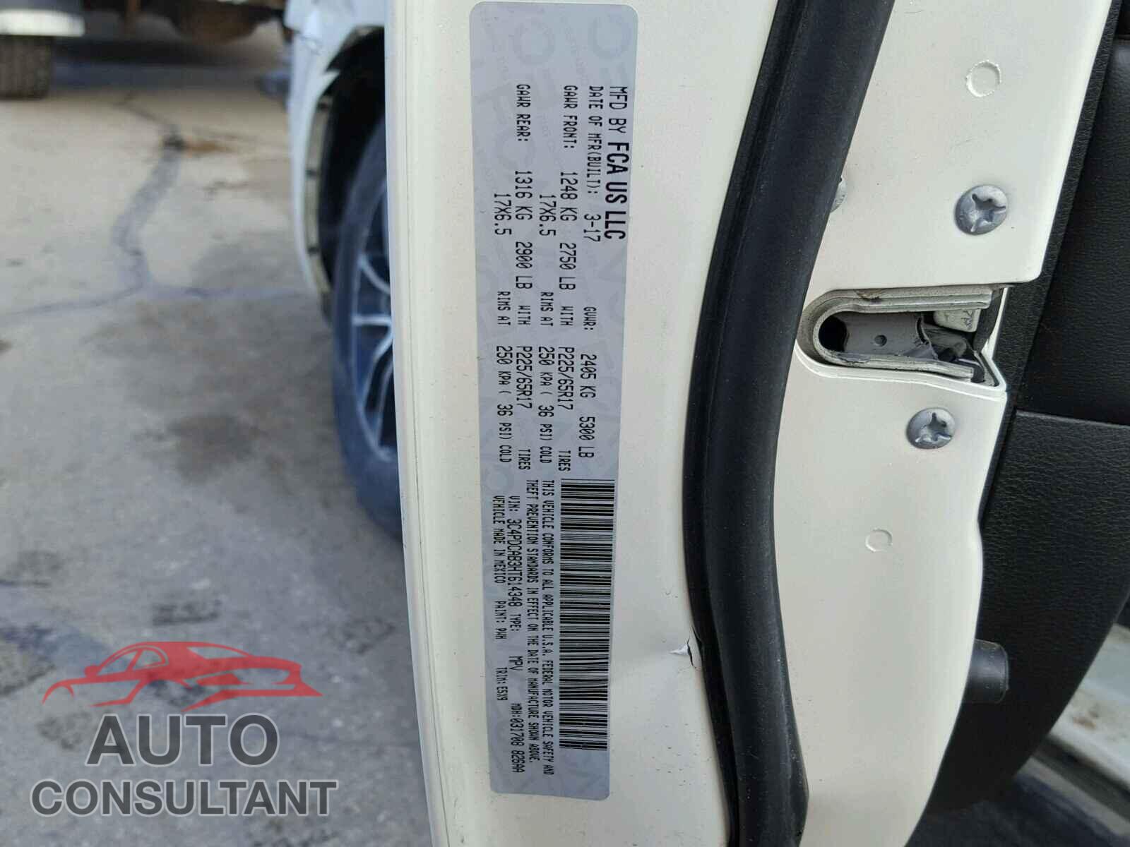 DODGE JOURNEY 2017 - 3C4PDCAB3HT614348