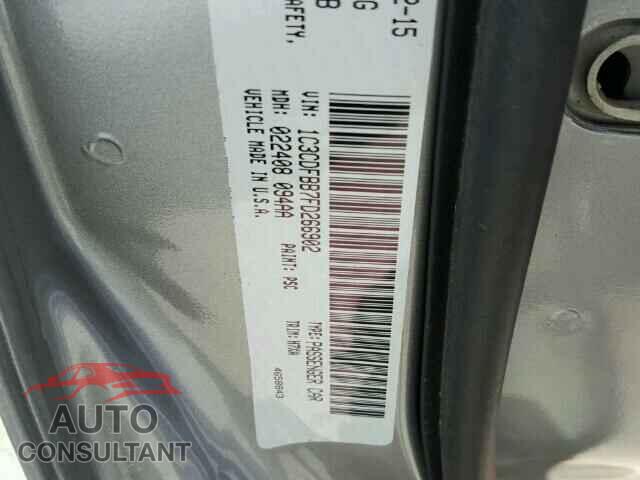 DODGE DART 2015 - 1C3CDFBB7FD266902