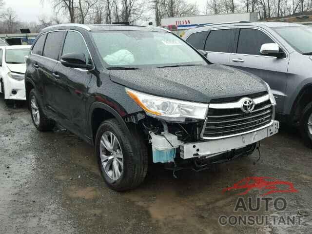 TOYOTA HIGHLANDER 2015 - 5TDJKRFH2FS165375