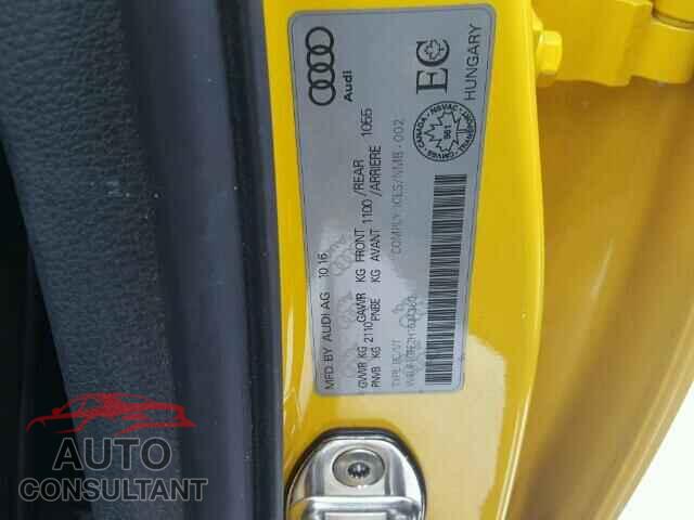 AUDI S3 2017 - WAUF1GFF2H1034360