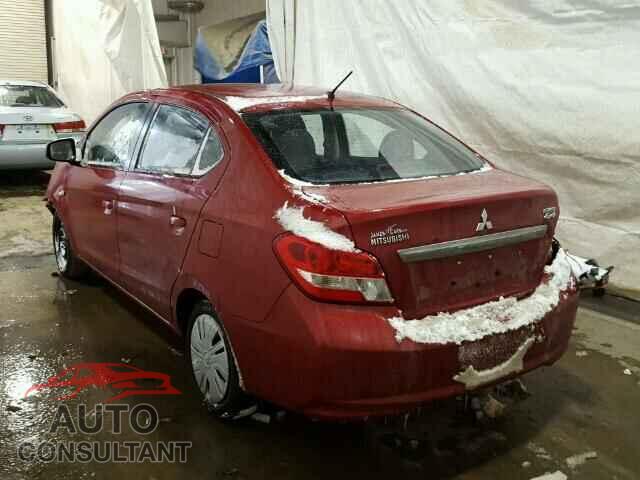 MITSUBISHI MIRAGE 2017 - ML32F3FJ8HHF14707