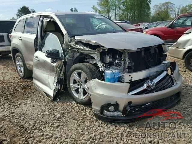 TOYOTA HIGHLANDER 2016 - 5TDYKRFH8GS150136