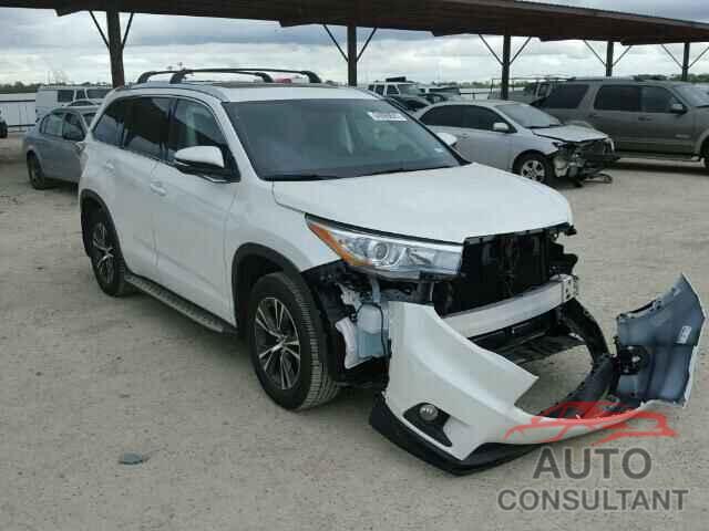 TOYOTA HIGHLANDER 2016 - 5TDKKRFH1GS151909