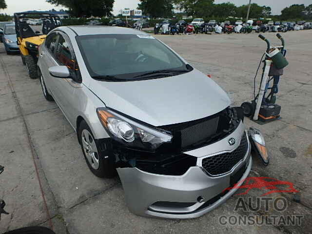 KIA FORTE 2015 - KNAFK4A67F5295282