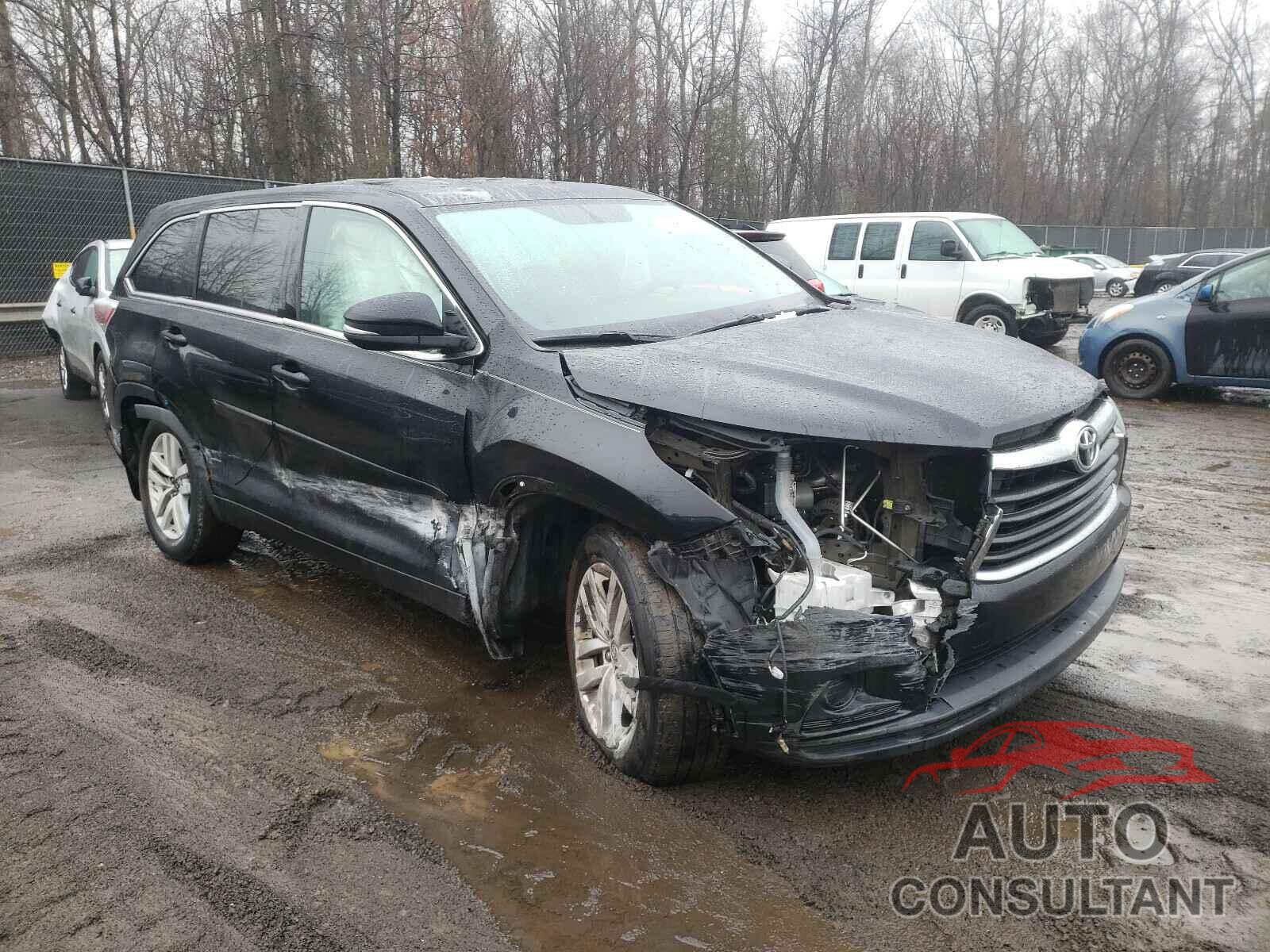 TOYOTA HIGHLANDER 2016 - 5TDZARFH4GS019096