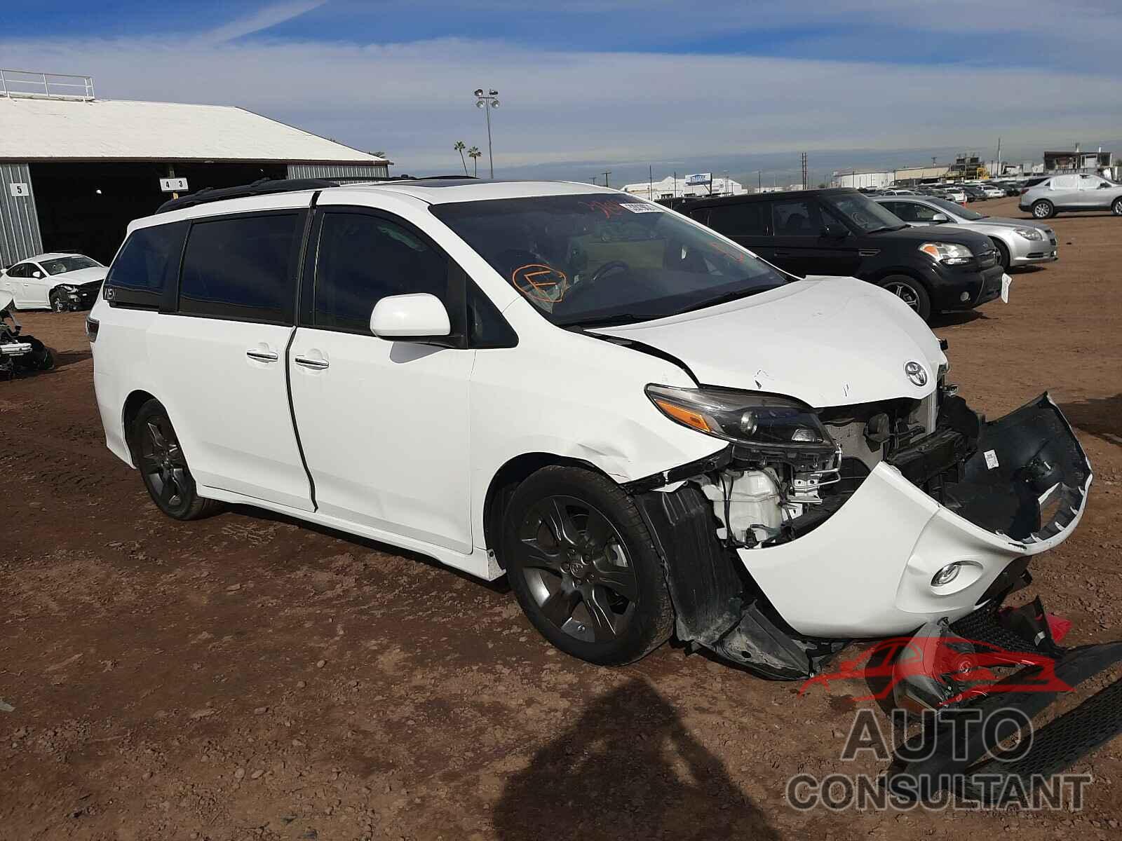 TOYOTA SIENNA 2016 - 5TDXK3DC3GS721354