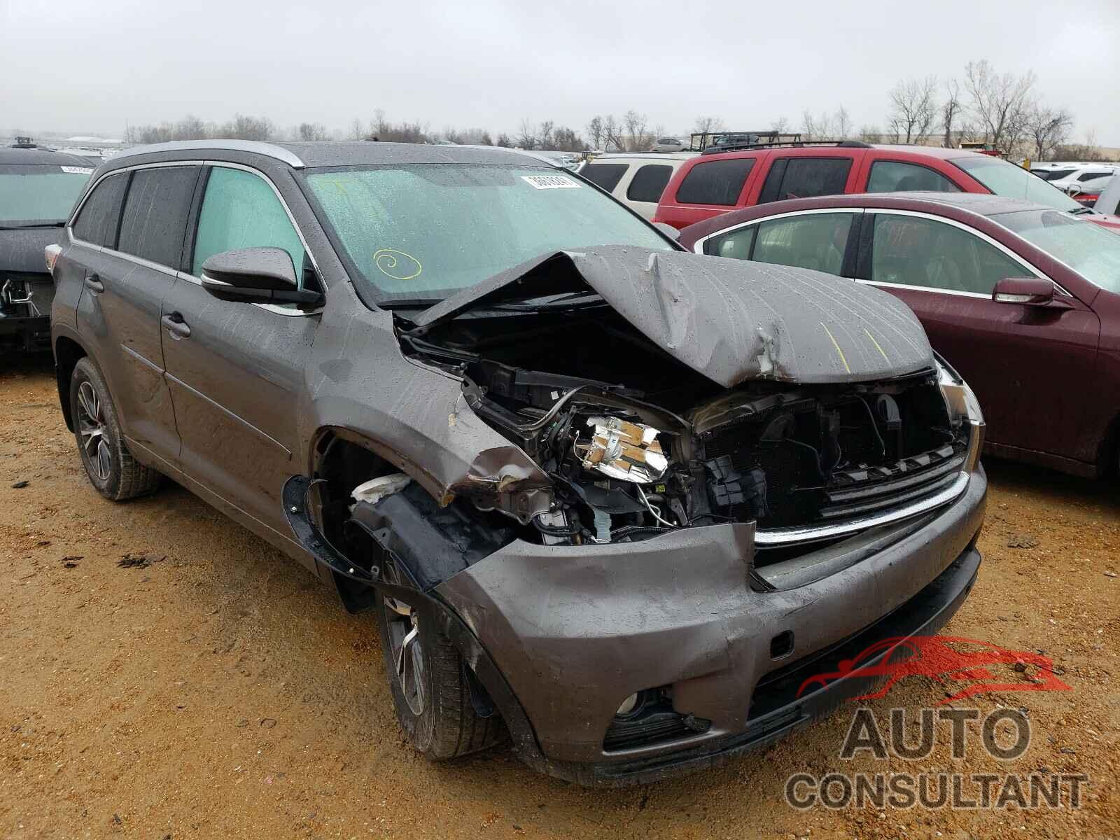 TOYOTA HIGHLANDER 2016 - 5TDJKRFH3GS347281