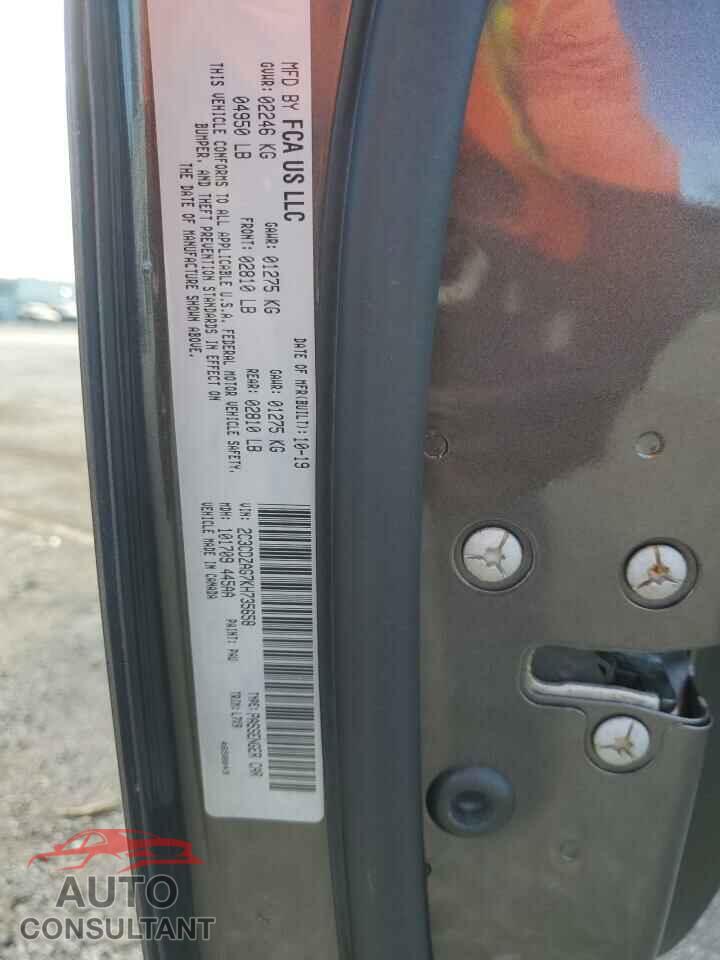 DODGE CHALLENGER 2019 - 2C3CDZAG7KH735658