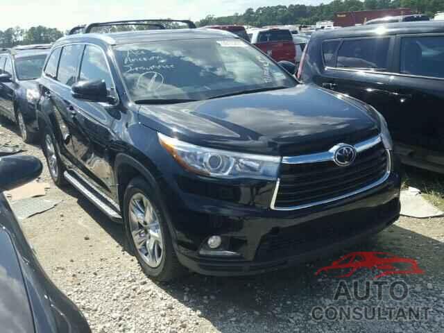 TOYOTA HIGHLANDER 2015 - 5TDYKRFH1FS076315