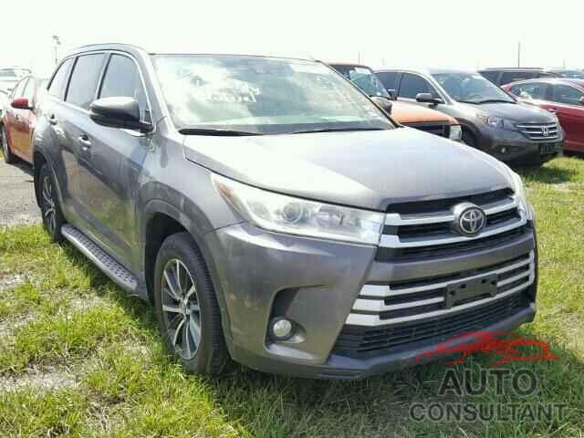 TOYOTA HIGHLANDER 2017 - 5TDKZRFH5HS510191