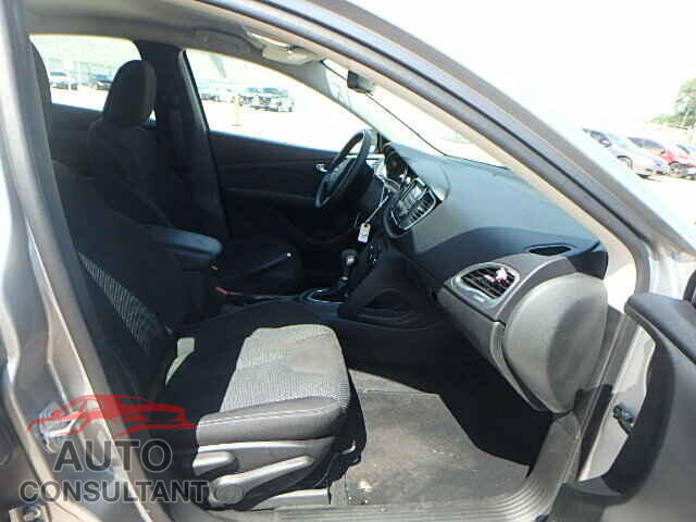 DODGE DART 2015 - 1C3CDFBB9FD223470